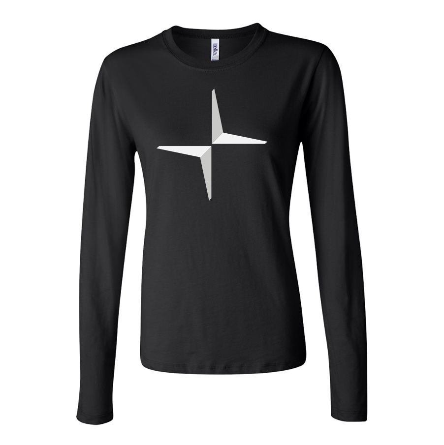 Women's Polestar Electric Car Long Sleeve T-Shirt